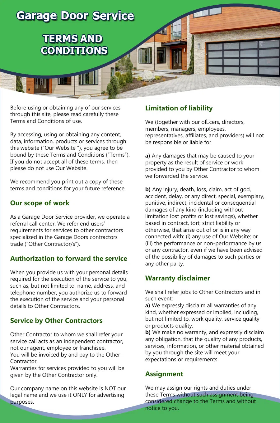 Neighborhood Garage Door Denver, CO 303-502-2909